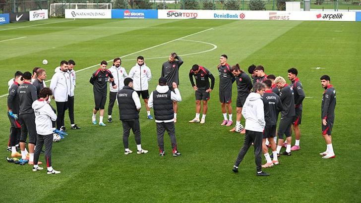 A Milli Takım, Gürcistan maçının hazırlıklarına başladı