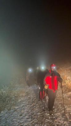 Niğde'de kar yağışı etkili oldu; 4 dağcı mahsur kaldı (2)