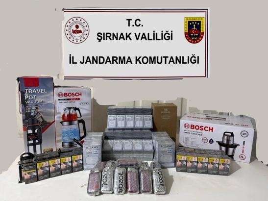 Şırnak’ta kaçakçılık operasyonlarında 101 şüpheliye işlem, 1 tutuklama