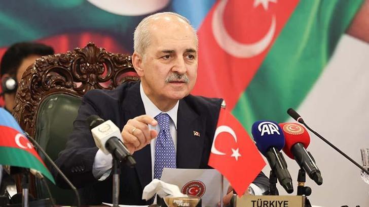 TBMM Başkanı Kurtulmuş, ‘Azerbaycan, Pakistan ve Türkiye Üçlü Parlamento Başkanları Toplantısı’ açılışında konuştu