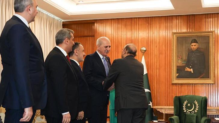 TBMM Başkanı Kurtulmuş, Pakistan Cumhurbaşkanı Zerdari tarafından kabul edildi