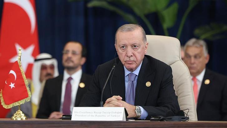Cumhurbaşkanı Erdoğan, ‘Barış için Şarm El-Şeyh Zirvesi’ne katıldı