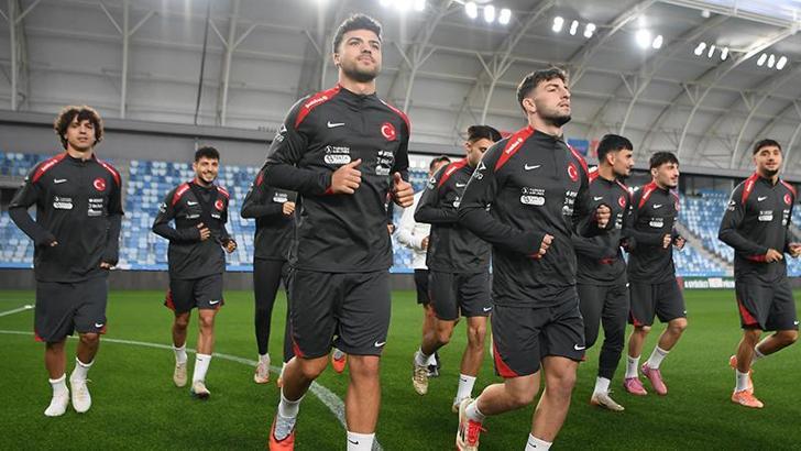 Ümit Milli Takım Macaristan maçı hazırlıklarını tamamladı