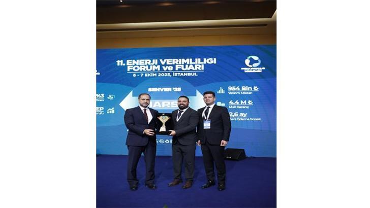 Marsa,’nın ‘Tesis İçinde Buhar VerimliliÄŸi’ projesine ödül