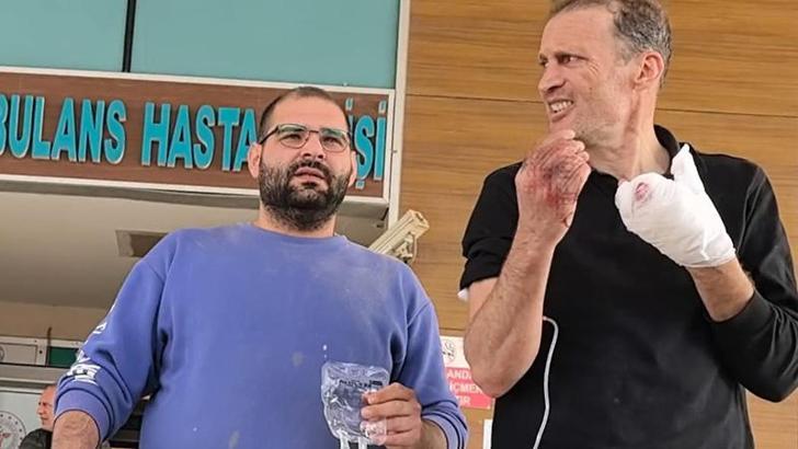 Elini makineye kaptıran atölye sahibinin 2 parmağı koptu