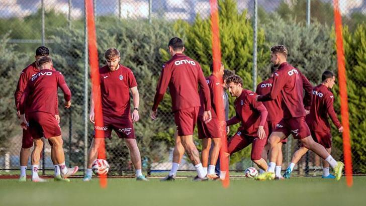Trabzonspor, Çaykur Rizespor maçı hazırlıklarını sürdürdü