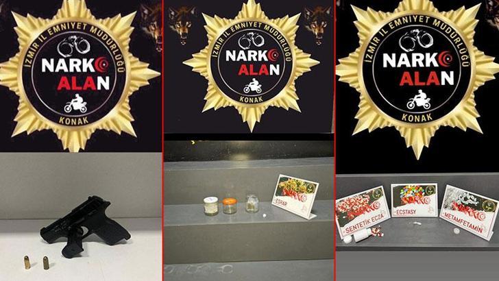 İzmir’de uyuşturucu ve silah operasyonu; 15 tutuklama