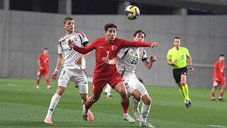Ümit Milli Takım, Macaristan ile 1-1 berabere kaldı