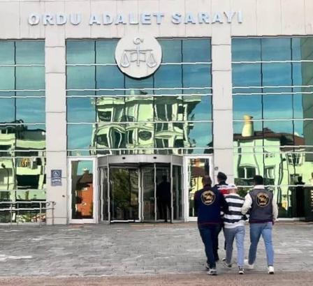 Girdiği evden 140 kilo fındık çalan şüpheli tutuklandı