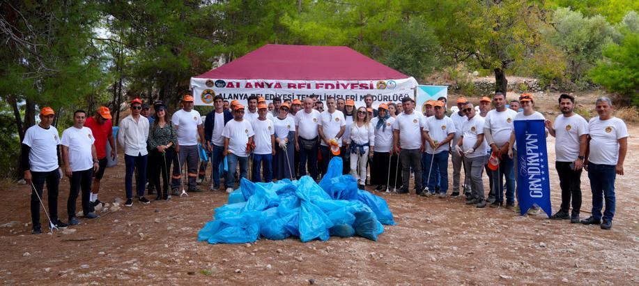 Alanya'da kale temizliği