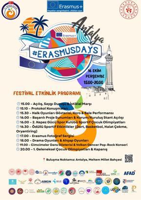 Antalya Erasmusdays Festivali başlıyor