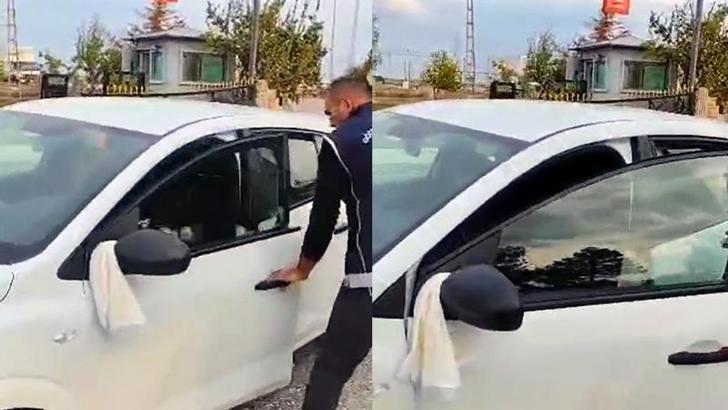 'Düğün konvoyu aracı' görünümlü otomobilde, 1 hükümlü ile 5 kaçak göçmen yakalandı