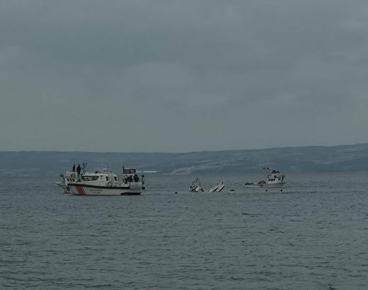 Çanakkale'de 3 kişinin öldüğü tekne, battığı yerden çıkarıldı