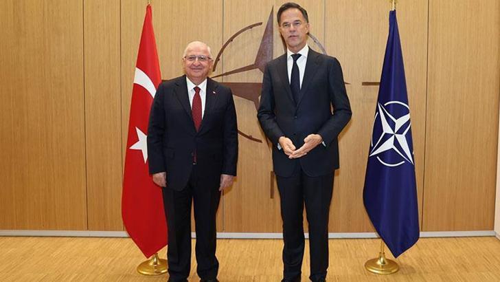 Bakan Güler, NATO Genel Sekreteri Rutte ile görüştü