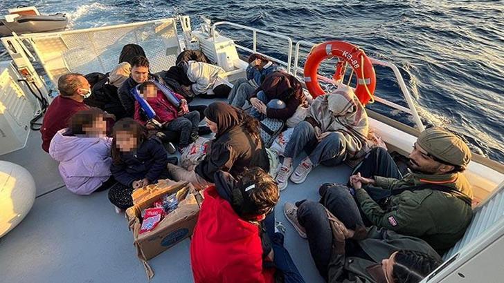 Bodrum açıklarında 24 kaçak göçmen yakalandı, 19 kaçak göçmen kurtarıldı