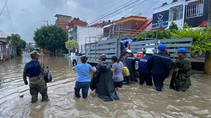 Meksika'da şiddetli yağışlar nedeniyle hayatını kaybedenlerin sayısı 66'ya ulaştı