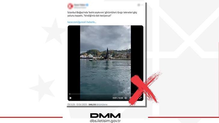 DMM'den 'Gırgır balıkçılığı' açıklaması
