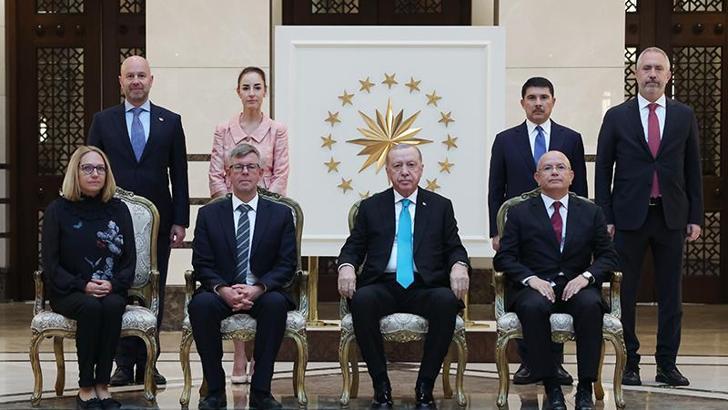 Cumhurbaşkanı Erdoğan, büyükelçilerin güven mektuplarını kabul etti