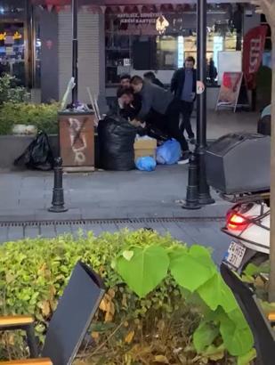 İstanbul - Kağıthane'de tekme tokat darbettiler; çöplerin üzerinde dövmeye devam ettiler