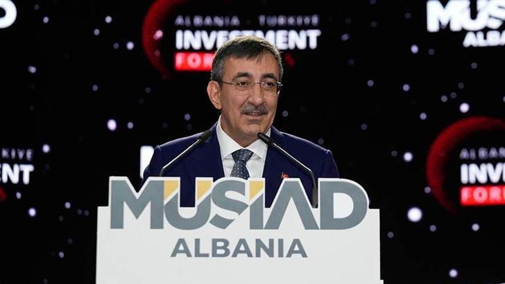 Cumhurbaşkanı Yardımcısı Yılmaz, 'Arnavutluk-Türkiye Yatırım Forumu 2025 Açılış Töreni'ne katıldı