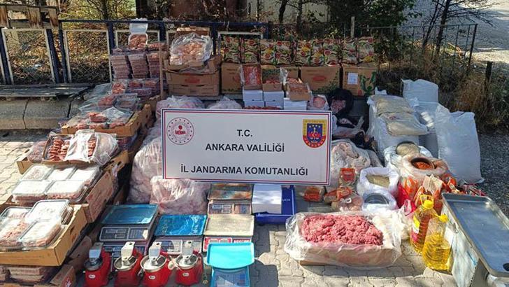 Ankara'da 1 ton 200 kilo bozuk et ve tavuk ele geçirildi