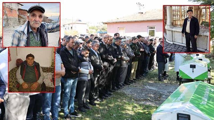Amasya'daki kazada ölen 3 kardeş ile enişteleri toprağa verildi