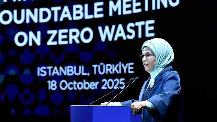 Emine Erdoğan, Sıfır Atık Forumu Bakanlar Oturumu'nda konuştu