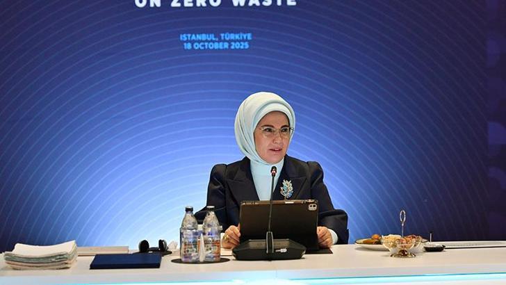 Emine Erdoğan, BM Sıfır Atık Yüksek Düzeyli Şahsiyetler Danışma Kurulu'nun toplantısına başkanlık etti