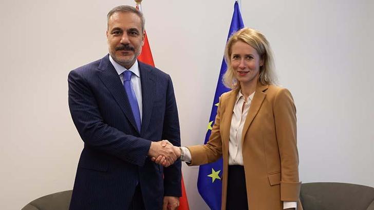 Bakan Fidan, AB Dış İlişkiler ve Güvenlik Politikası Yüksek Temsilcisi Kallas ile görüştü