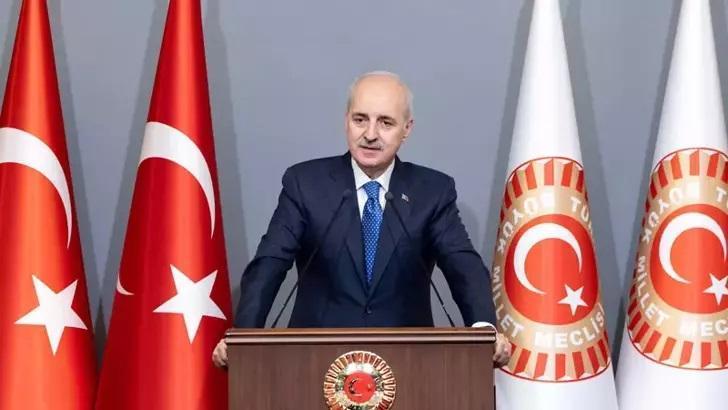 TBMM Başkanı Kurtulmuş: Türkiye olarak, Kıbrıs Türklerinin haklı davasını her şartta savunmaya devam edeceğiz