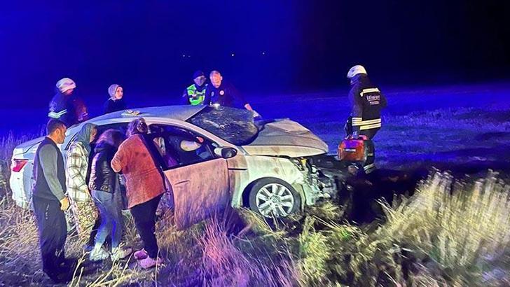 Tekirdağ'da 2 otomobil çarpıştı: 4 yaralı