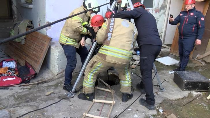 İstanbul- Kartal’da tavuklarına bakarken su kuyusuna düştü