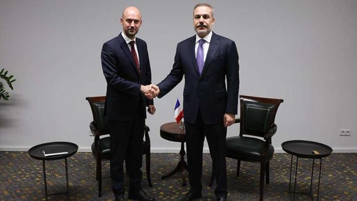 Bakan Fidan, Fransa Dışişleri Bakanı Barrot ile görüştü