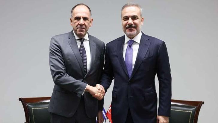 Bakan Fidan, Yunanistan Dışişleri Bakanı Gerapetritis ile bir araya geldi