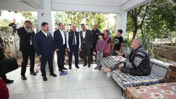 İçişleri Bakan Yardımcısı Karaoğlu, selin vurduğu Payas’ta incelemelerde bulundu