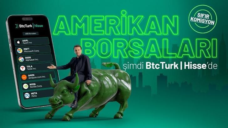 ABD borsalarına sıfır komisyonla erişim fırsatı sunan 'BtcTurk | Hisse' geliştirildi