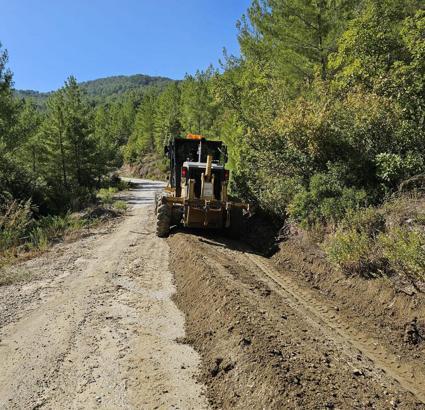 Alanya kırsalında yoğun mesai