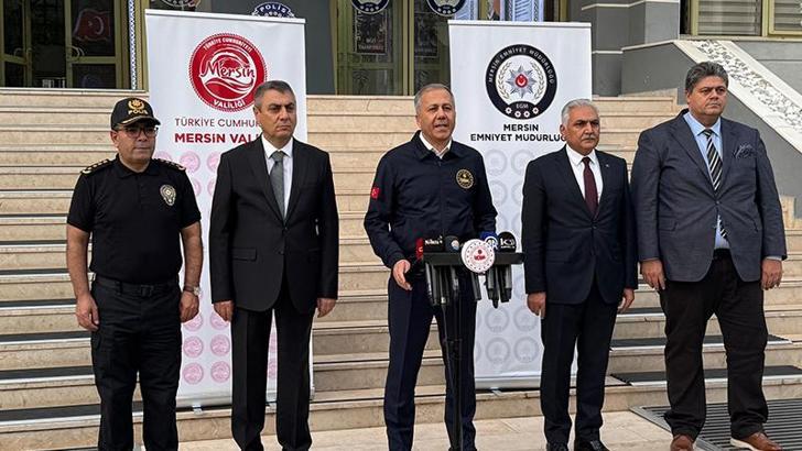 Bakan Yerlikaya: Mersin merkezli organize suç örgütü operasyonunda 370 şüpheli yakalandı