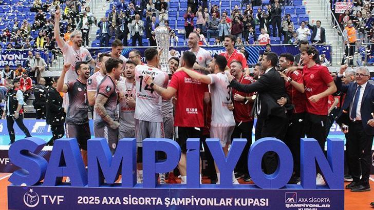 2025 Voleybol Erkekler Şampiyonlar Kupası'nı Ziraat Bankkart kazandı
