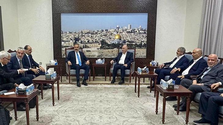 Bakan Fidan, Doha'da Hamas heyetiyle görüştü