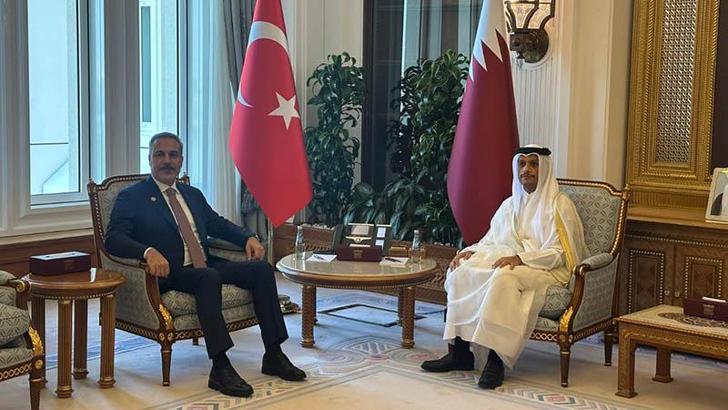 Bakan Fidan, Katar Başbakanı Al Sani ile görüştü