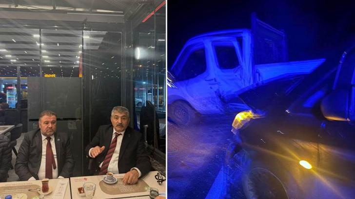 Anahtar Parti Genel Başkan Yardımcısı kazada yaralandı