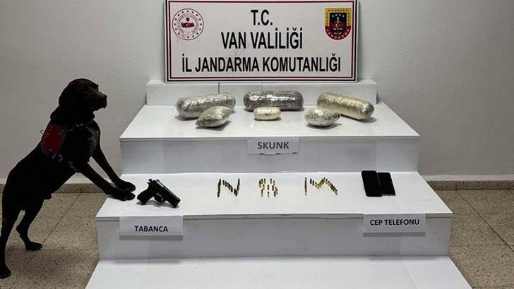 Van'da 4 kilo 311 gram skunk ele geçirildi