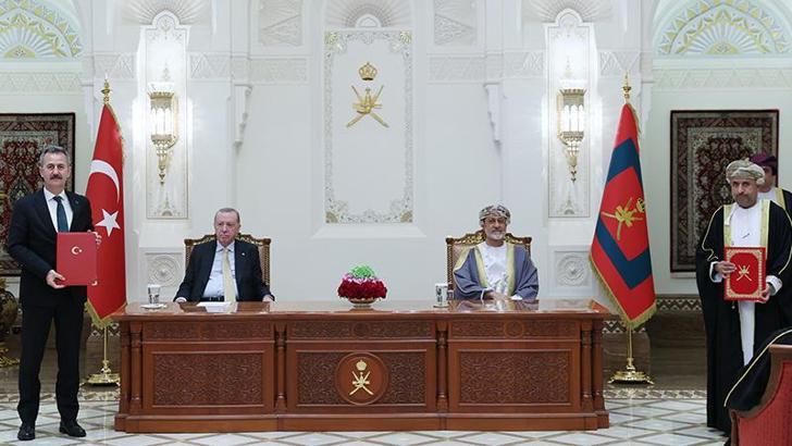 Türkiye ile Umman arasında anlaşmalar imzalandı