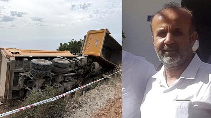 Hafriyat kamyonları çarpıştı: 1 ölü, 1 yaralı