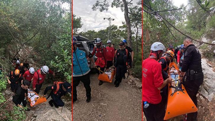 AFAD, ormanda mahsur kalan turisti kurtardı