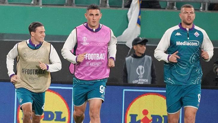 Dzeko, UEFA Konferans Ligi’nde tarihe geçti