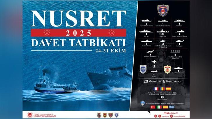 Nusret-2025 Davet Tatbikatı başladı
