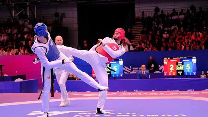 Hatice Kübra İlgün ve Emre Kutalmış Ateşli, Dünya Taekwondo Şampiyonası’na veda etti
