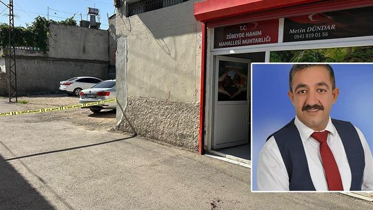 Muhtar, makamında tabancayla bacaklarından vuruldu